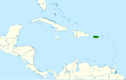 Melanerpes portoricensis map.svg