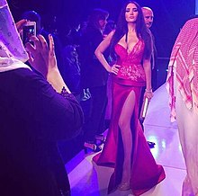 Melissa in der arabischen Fashion Week 2015.jpg