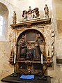 Early modern memorial in the chancel of the Church of Saint Mary Magdalene in East Ham. [76]