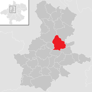 Location of the municipality Michaelnbach in the Grieskirchen district (clickable map)