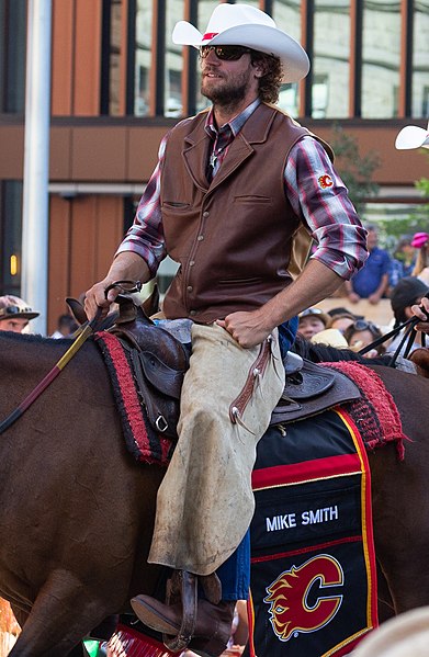 File:Mike Smith in Calgary Stampede Parade (43226870552).jpg