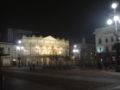 Piazza Scala di notte.