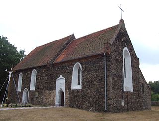 Mirocin Dolny Village in Lubusz, Poland