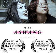 Van Ferro appeared as the titular Aswang in Miss Aswang (2021) by Rialin Jose. Miss Aswang promo.jpg