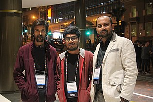 Moheen Reeyad, Nahid Sultan & Nurunnaby Chowdhury at Wikimania 2018