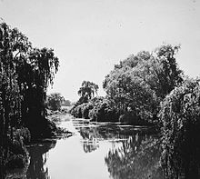 Molonglo River at Acton in 1920 MolongloRiver1920.jpg