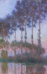 Poplars on the Banks of the River Epte at dusk Monet w1296.jpg