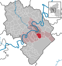 Monzelfeld - Carte