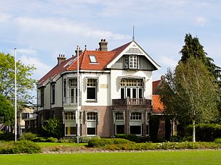 Rijs Village in Friesland, Netherlands