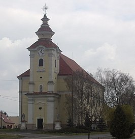 Kerk in Moravský Svätý Ján