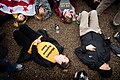 Mothers Against Guns, student lie-in at the White House to protest gun laws (39658043904).jpg
