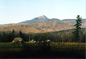 Pohled z hory Chocorua.