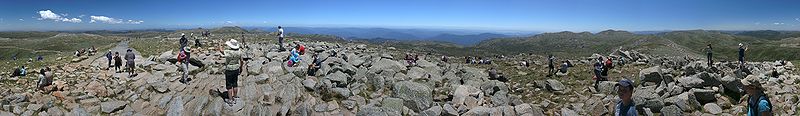 File:Mount Kosciuszko Summit 360 panorama.jpg