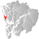 Vị trí Fjell tại Hordaland