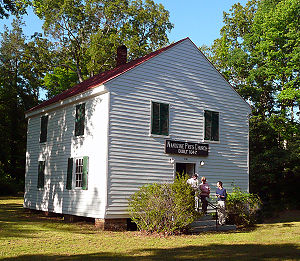 Namozine Presbyterian Church, maintained by the Amelia Historical Society, Amelia County, Virginia, 2009 Namozine Church, Virginia.jpg
