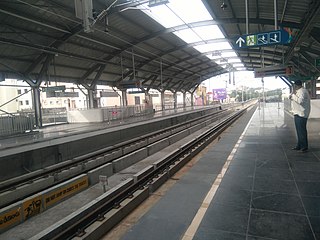 <span class="mw-page-title-main">Nampally metro station</span> Metro station in Hyderabad, India