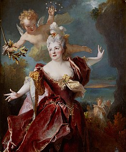 Nicolas de Largillierre - Portrait de la comédienne Marie-Anne de Châteauneuf, dite Mlle Duclos (1664-1747), dans le rôle d'Ariane - Google Art Project.jpg