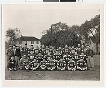 North Side High School varsity football team, 1949 North Side High School varsity football team.jpg