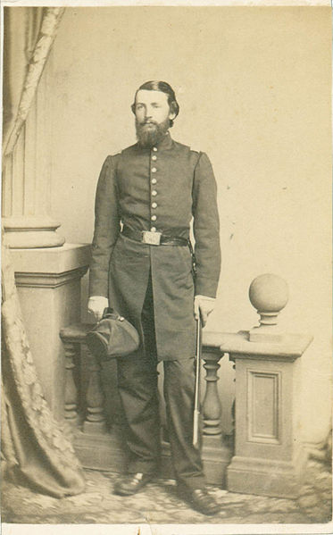 File:Norwood Penrose Hallowell in uniform, 1862.jpg