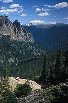 Odessa Lake from the head of the valley