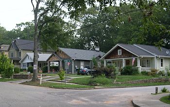 Bungalows in the Oakhurst community, Decatur, GA OakhurstGaResidential.JPG