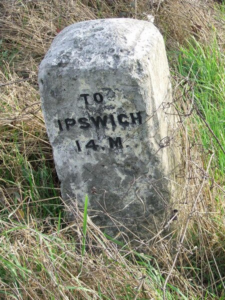 File:Old Milestone - geograph.org.uk - 1205990.jpg