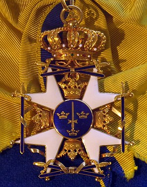 Order of the Sword grand cross badge (Sweden) - Tallinn Museum of Orders.jpg