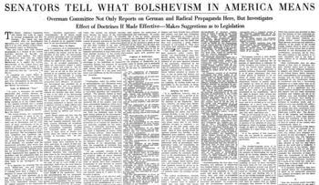 English: An article clipping of the New York T...