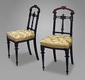 Herter Brothers (possibly) Pair of side chairs c. 1875