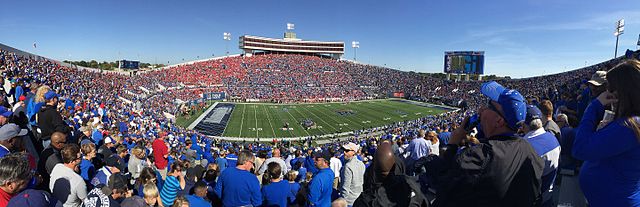 Panorama of Liberty Bowl Memorial Stadium, Memphis, Tennessee, October 2015
