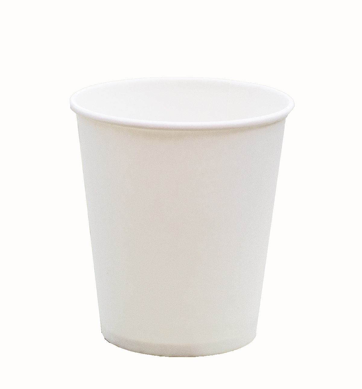 5 oz Square Black Plastic Cafe Cup - 2 1/2 x 2 1/2 x 2