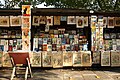 Stand of a bouquiniste (french term for second-hand books resellers)