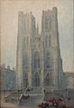 La concattedrale dipinta da Paul Braddon; acquarello, prima del 1939.