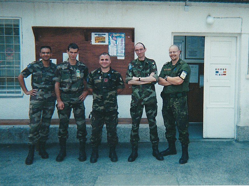 File:Peacekeepers from France, Italy, Ireland and Denmark.jpg