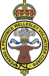 Provincia di Penang Wellesley Volunteer Corps Badge.svg