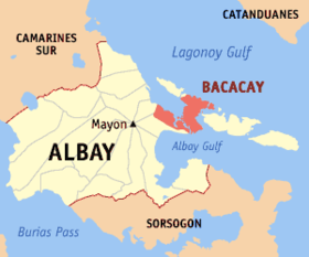 Mapa a pakabirukan ti Bacacay