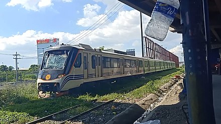 A PNR 8100 class train near FTI station
