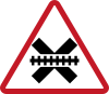 Предварительное предупреждение о железнодорожном переезде (без сигнализации)
