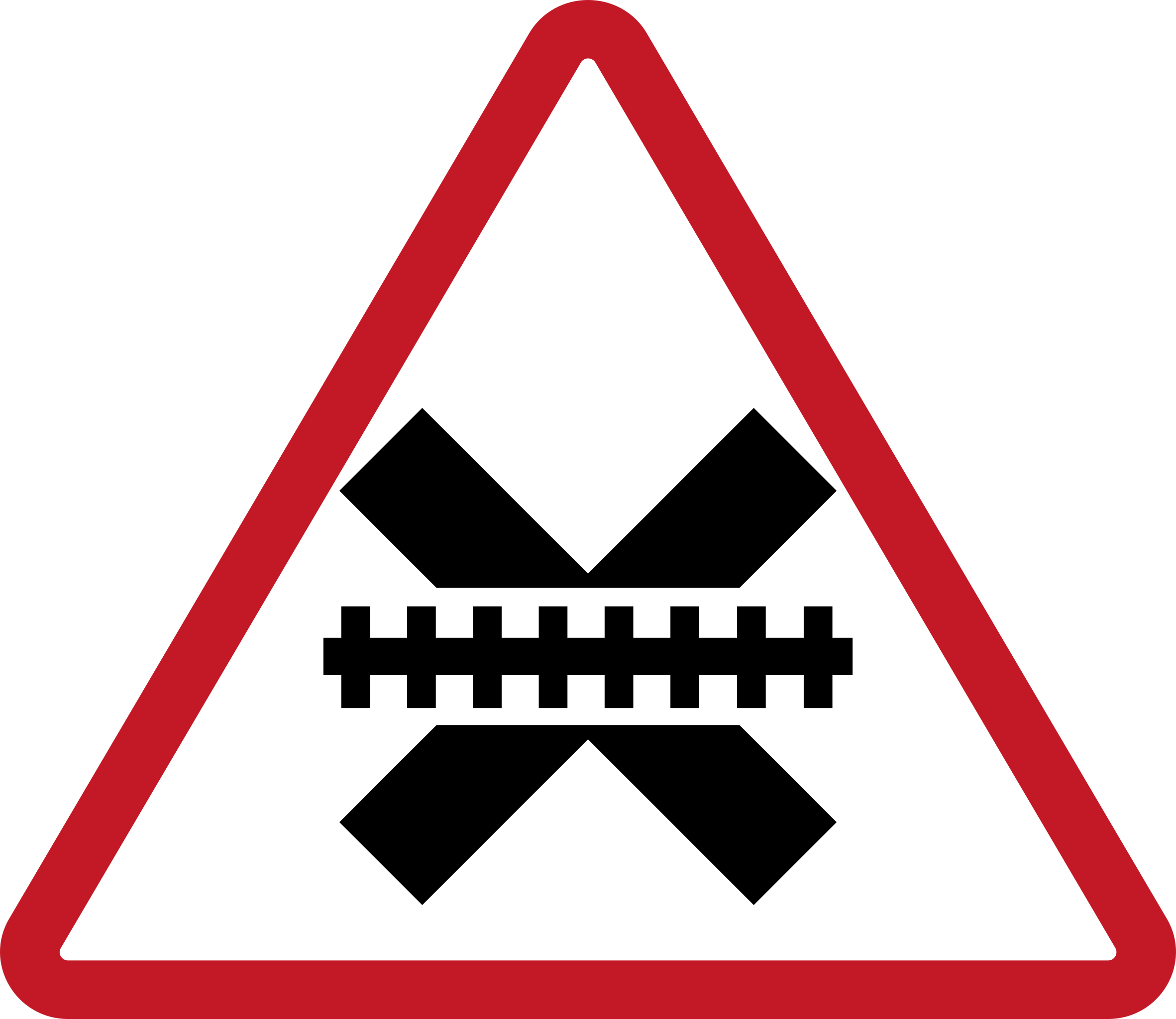 Traffic Signs - Railroad Crossing, Road Traffic Signs