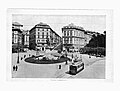 Trams in piazza Corvetto