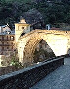 El puente romano en Pont-Saint-Martin.