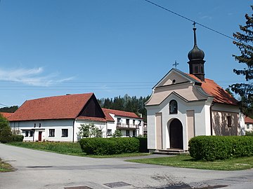 Chapelle à Poříčí u Litomyšle.