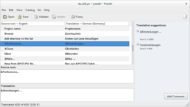 Скриншот программы Poedit