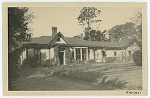 A historic black and white photograph of Point Ellice House. Point Ellice House.jpg