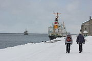 冬の小樽港（2012年2月）