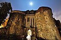 The Mordelles Gates, built in 1440, by night.