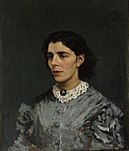 Portrait of Estella Hijmans-Hertzveld by Jozef Israëls