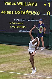 Venus Williams reached two slam finals. Power, Venus Williams (35960326161).jpg