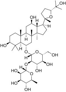 Pseudoginsenoside F11 chemical compound