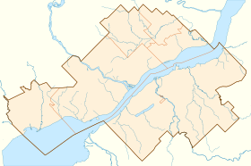 veja no mapa da região metropolitana de Trois-Rivières
